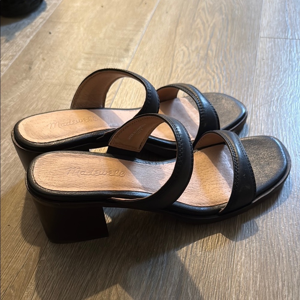 Madewell Saige Double-Strap Sandal in Leather